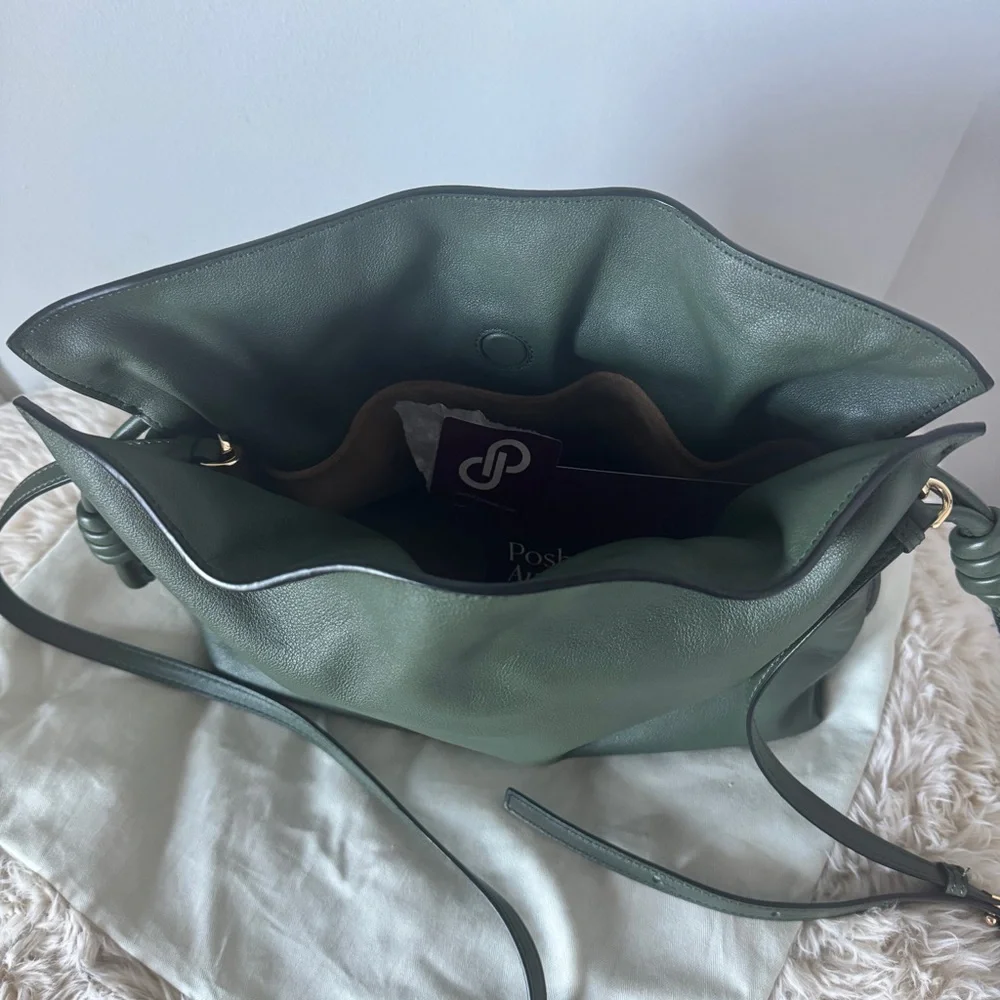 SOLD Loewe Flamenco, Green/ Vintage Khaki - Picture 11 of 14
